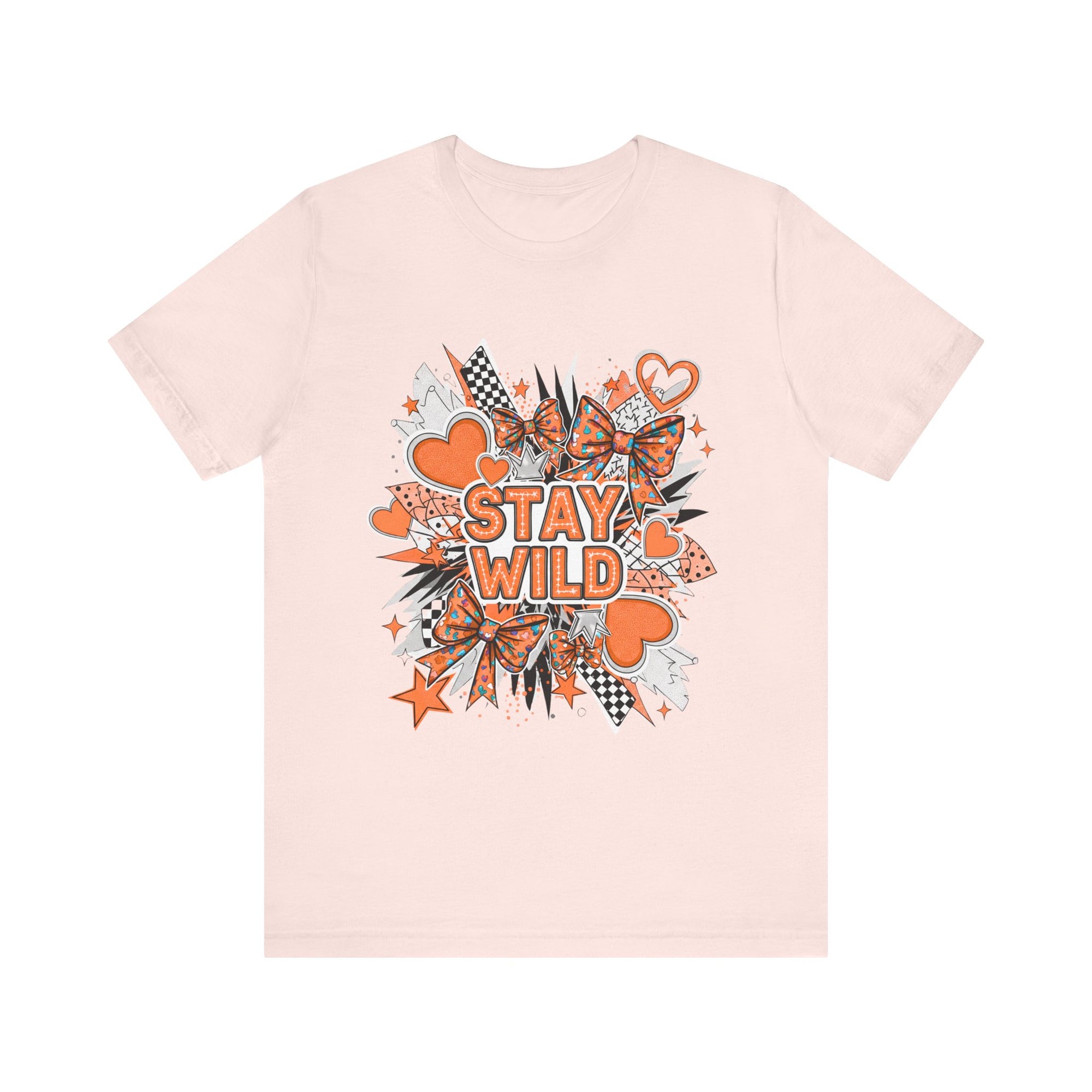 Stay Wild Chic Orange of Unisex Jersey Short Sleeve Tee