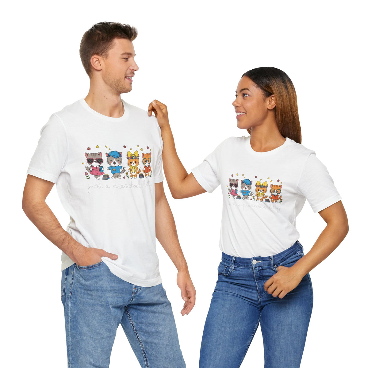 Cute Animal Characters Tee for Kids, Fun T-Shirt, Gifts for Animal Lovers, Family Matching Tees, Summer Outfit