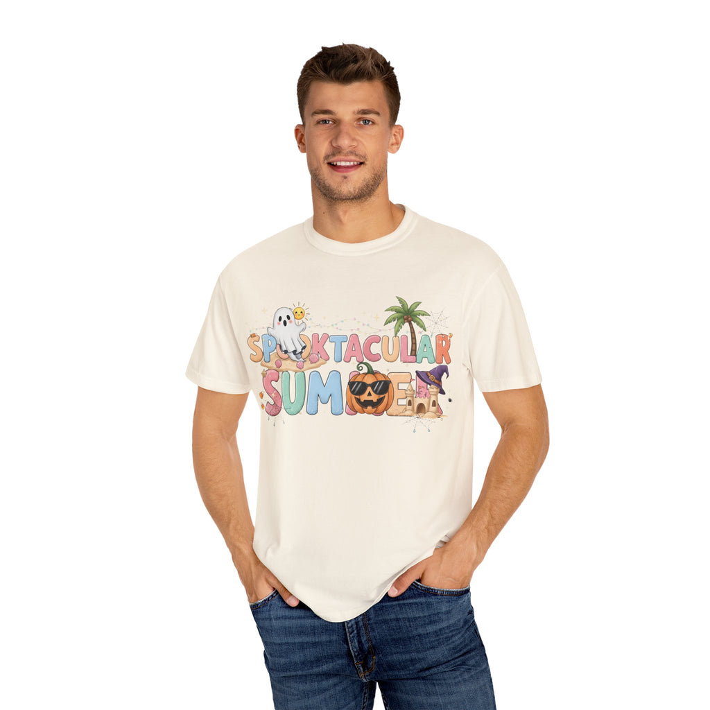 Spooktacular Summer T-shirt | Fun Halloween Tee, Unisex Graphic Shirt, Summer Party Outfit, Seasonal Gift, Festival Wear