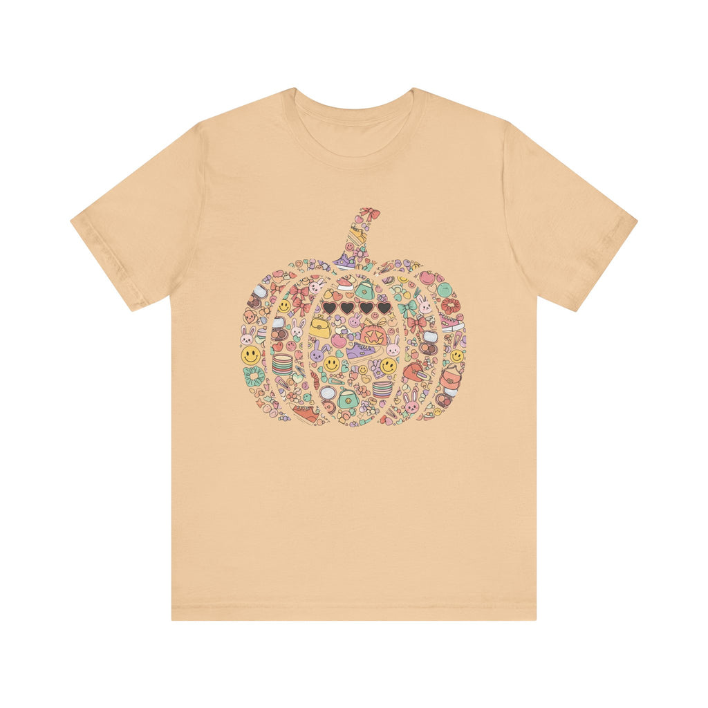 Kawaii Pumpkin Unisex Jersey Short Sleeve Tee