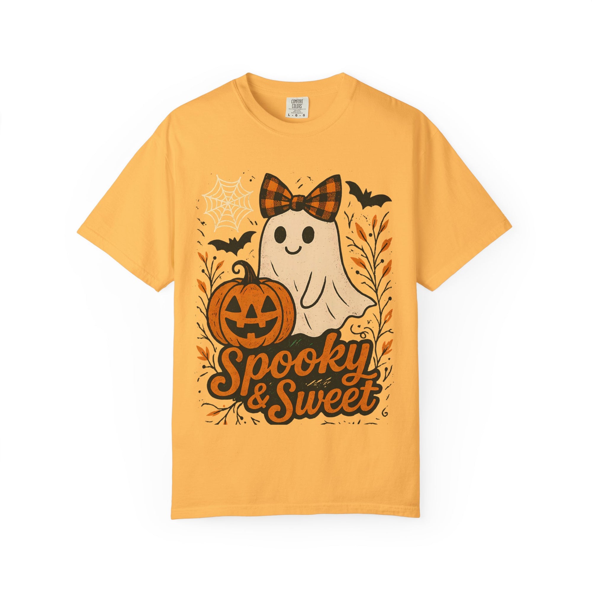 Spooky & Sweet Ghost T-Shirt | Unisex Halloween Tee, Cute Halloween Shirt, Fall Fashion, Pumpkin Graphic T-Shirt, Ghost Lover Gift