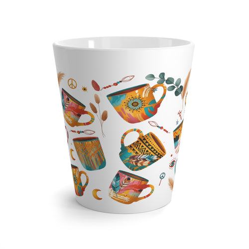 Bohemian Latte Mug 12 oz. | Colorful Ceramic Cup for Coffee Lovers, Artistic Tea Mug for Home Decor, Unique Gift for Tea Enthusiasts, Vibrant [...]