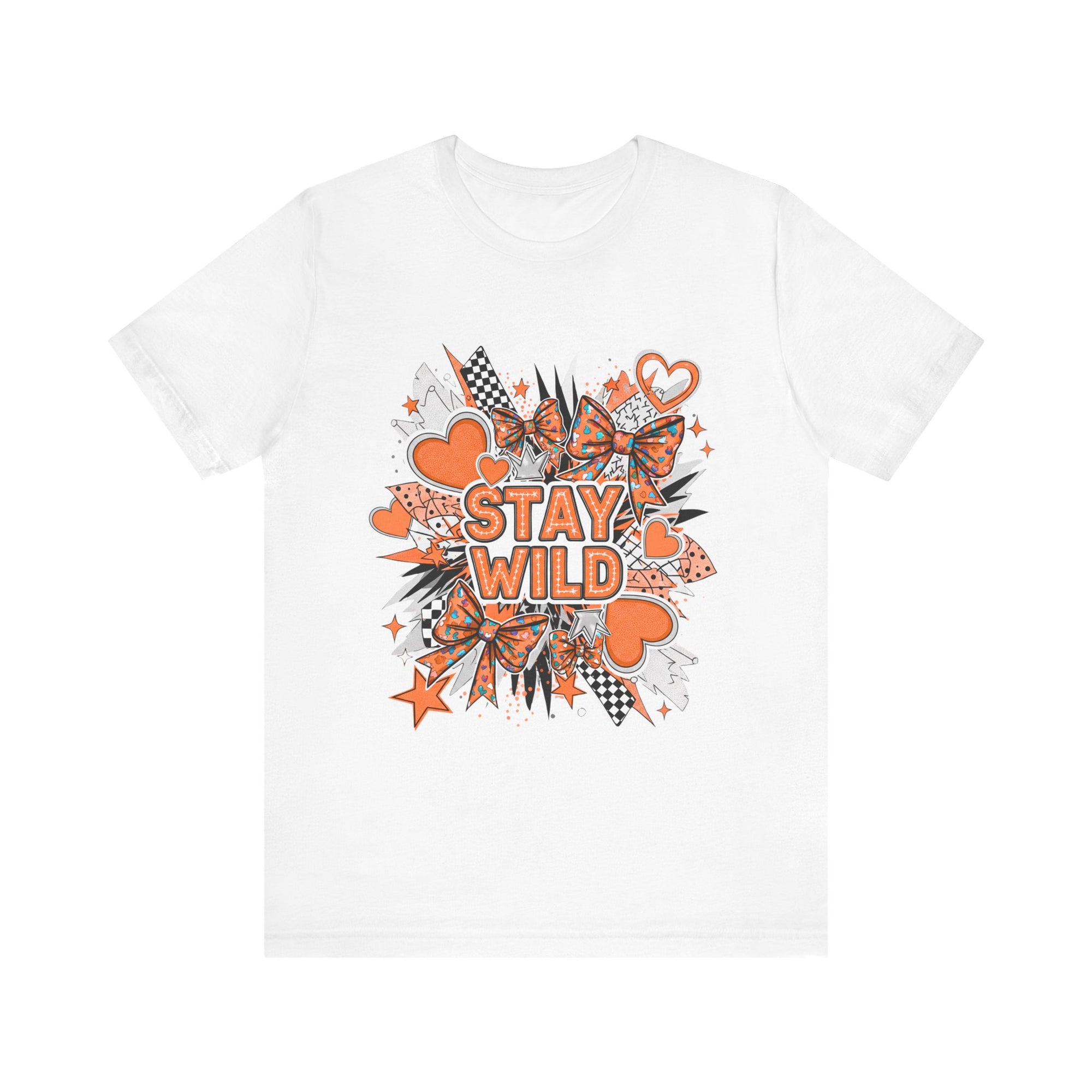 Stay Wild Chic Orange of Unisex Jersey Short Sleeve Tee