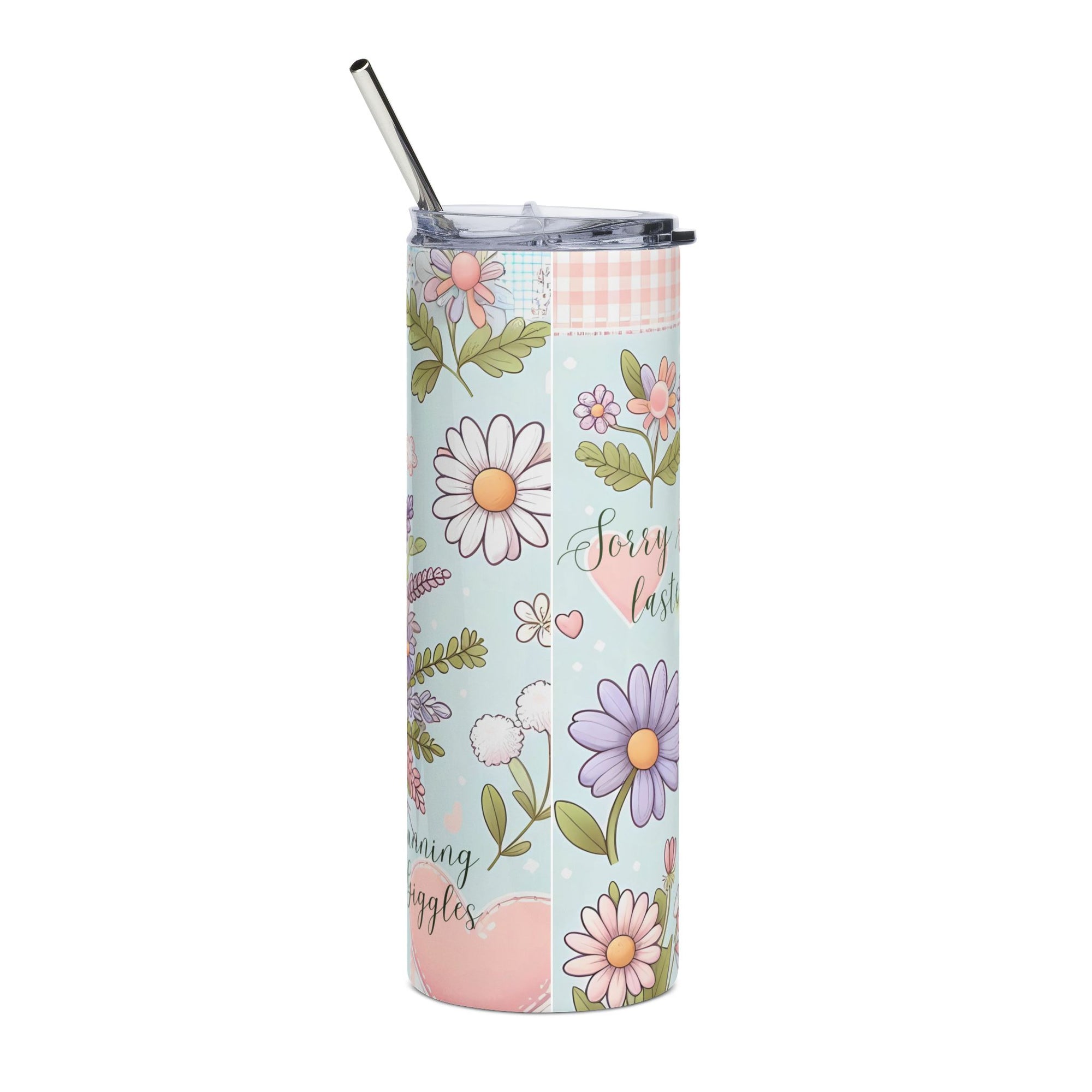 Cute Bunny Stainless Steel Tumbler - 20oz, Easter Gift, Spring