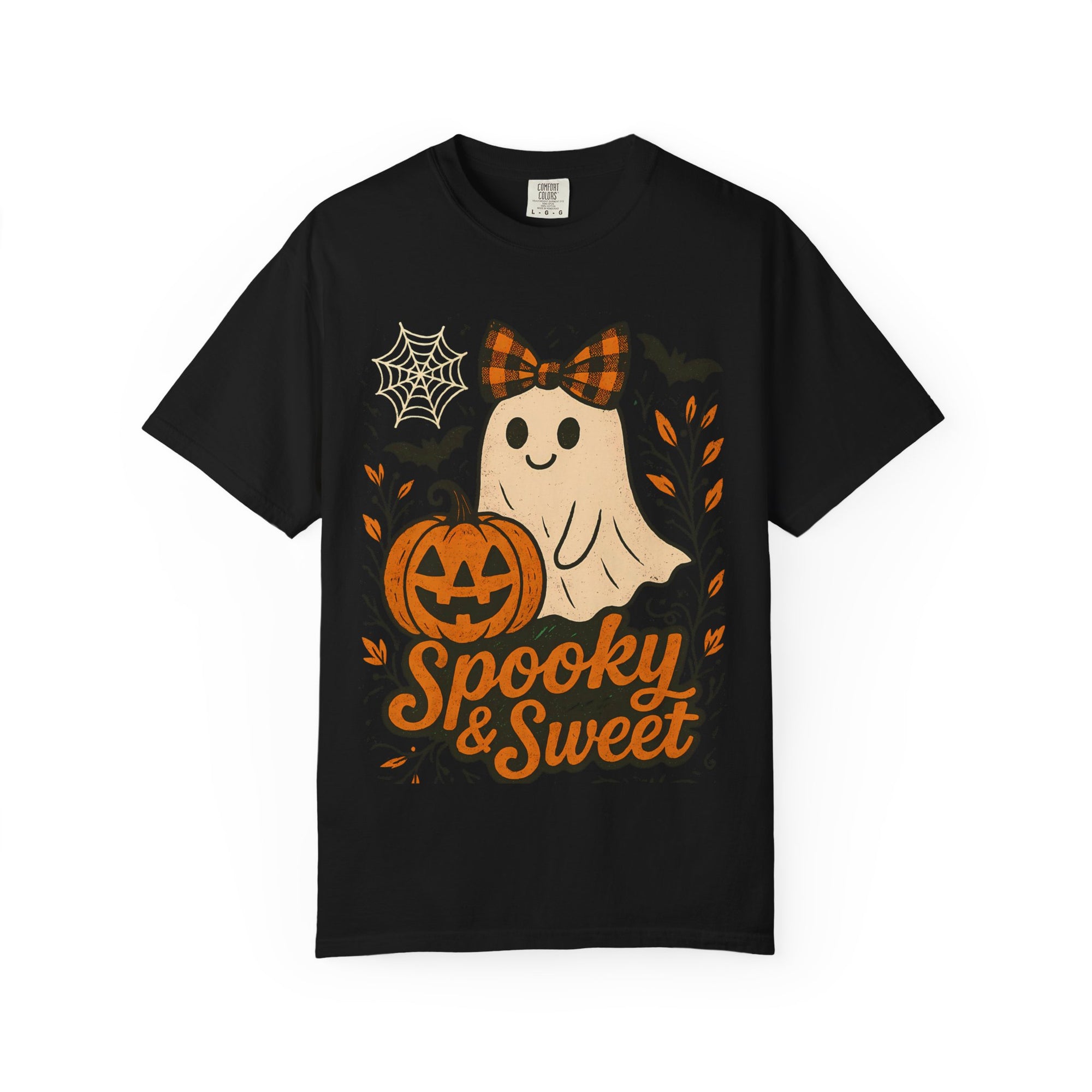 Spooky & Sweet Ghost T-Shirt | Unisex Halloween Tee, Cute Halloween Shirt, Fall Fashion, Pumpkin Graphic T-Shirt, Ghost Lover Gift