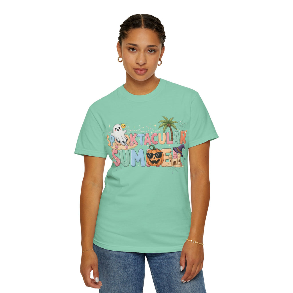 Spooktacular Summer T-shirt | Fun Halloween Tee, Unisex Graphic Shirt, Summer Party Outfit, Seasonal Gift, Festival Wear