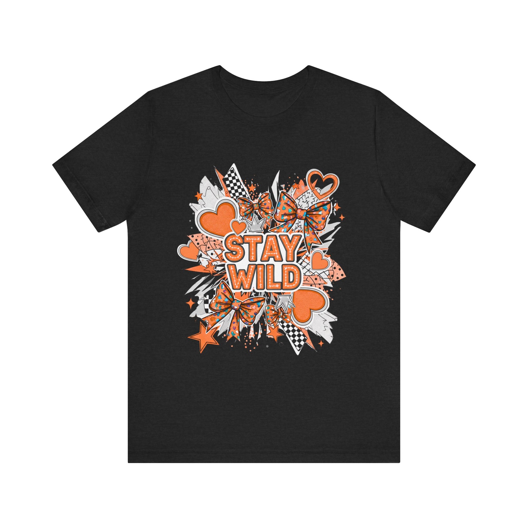 Stay Wild Chic Orange of Unisex Jersey Short Sleeve Tee