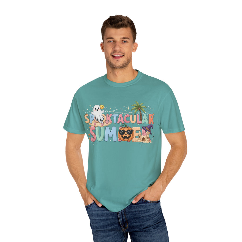 Spooktacular Summer T-shirt | Fun Halloween Tee, Unisex Graphic Shirt, Summer Party Outfit, Seasonal Gift, Festival Wear