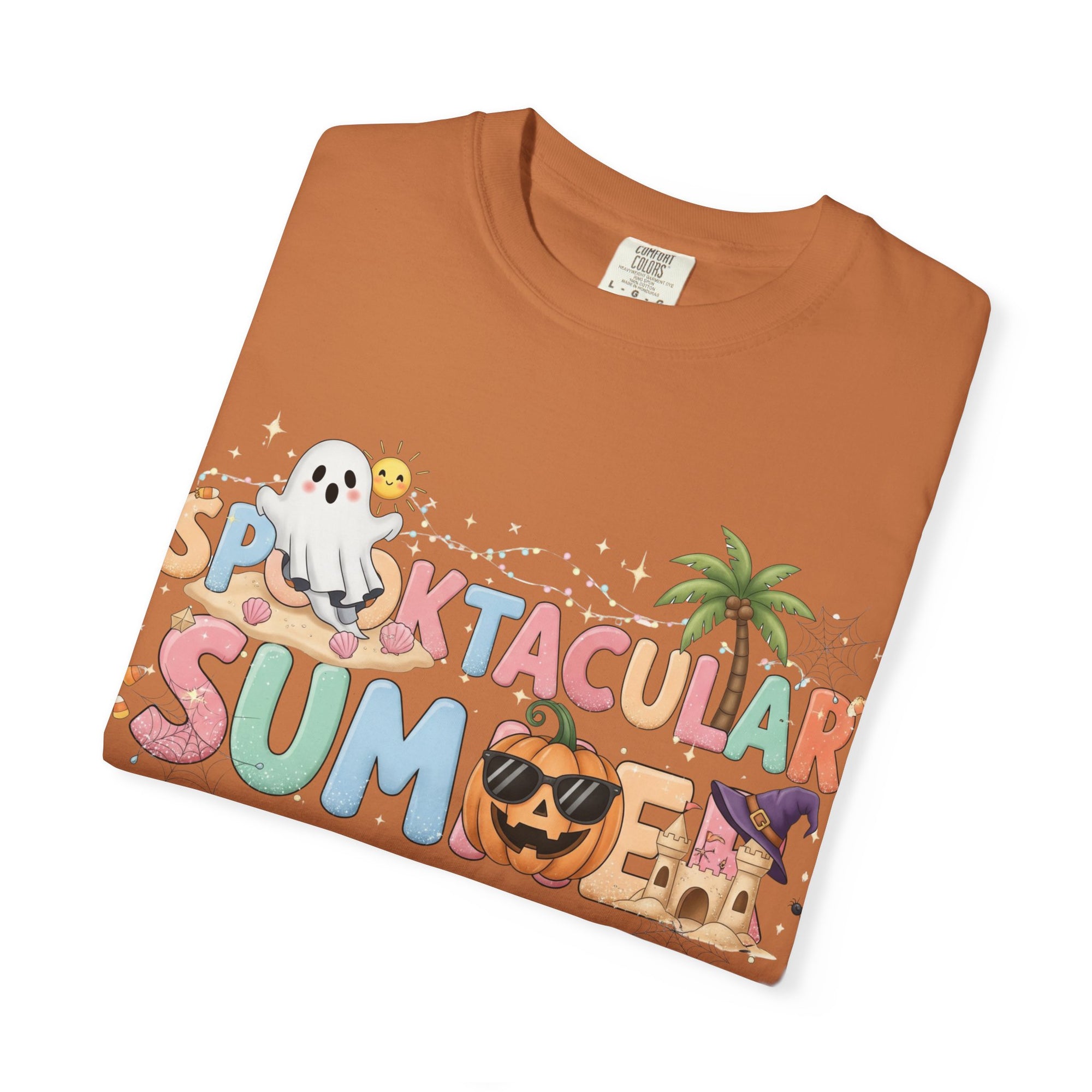 Spooktacular Summer T-shirt | Fun Halloween Tee, Unisex Graphic Shirt, Summer Party Outfit, Seasonal Gift, Festival Wear