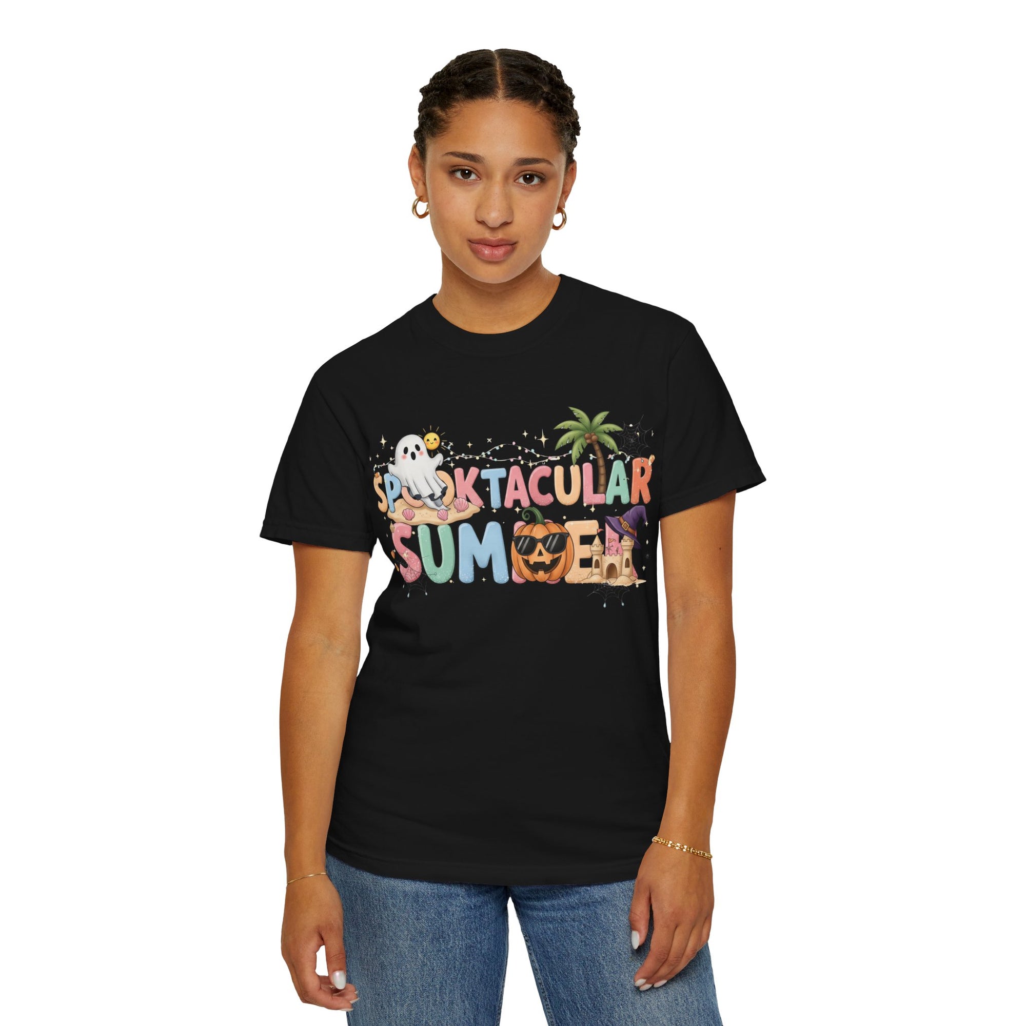 Spooktacular Summer T-shirt | Fun Halloween Tee, Unisex Graphic Shirt, Summer Party Outfit, Seasonal Gift, Festival Wear
