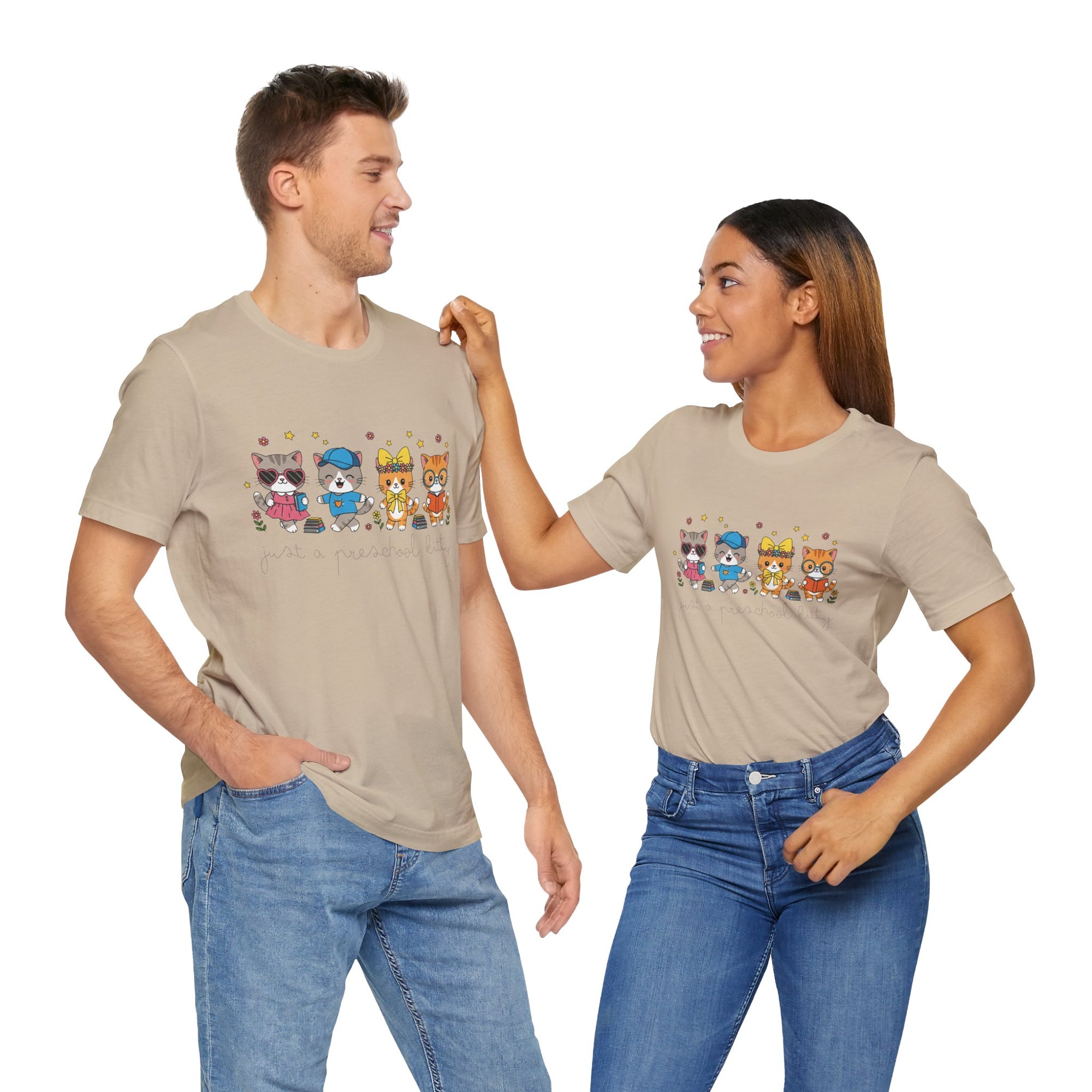Cute Animal Characters Tee for Kids, Fun T-Shirt, Gifts for Animal Lovers, Family Matching Tees, Summer Outfit