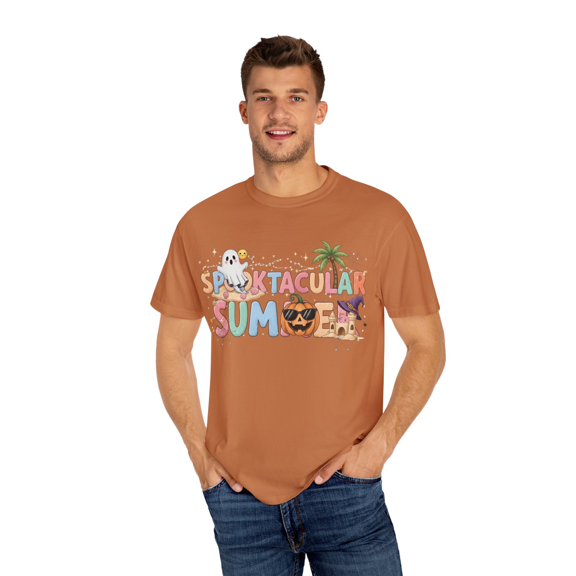 Spooktacular Summer T-shirt | Fun Halloween Tee, Unisex Graphic Shirt, Summer Party Outfit, Seasonal Gift, Festival Wear