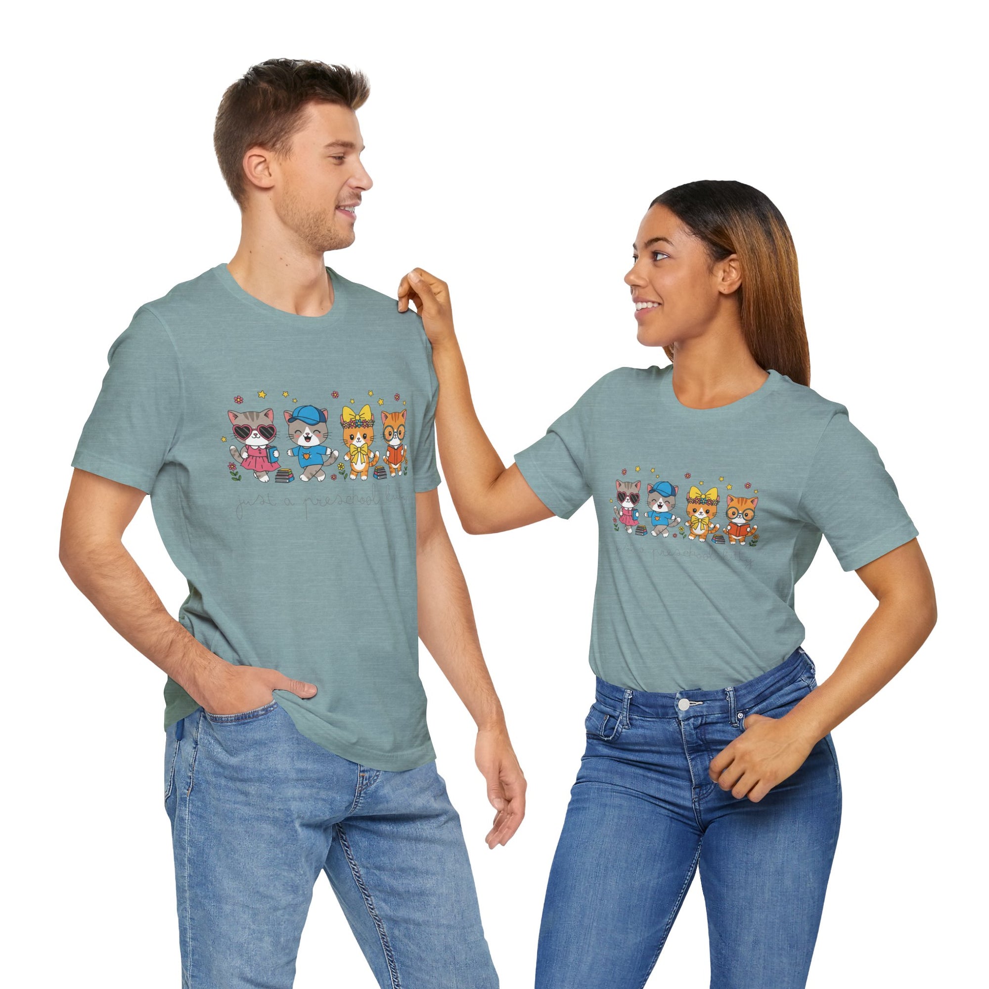 Cute Animal Characters Tee for Kids, Fun T-Shirt, Gifts for Animal Lovers, Family Matching Tees, Summer Outfit