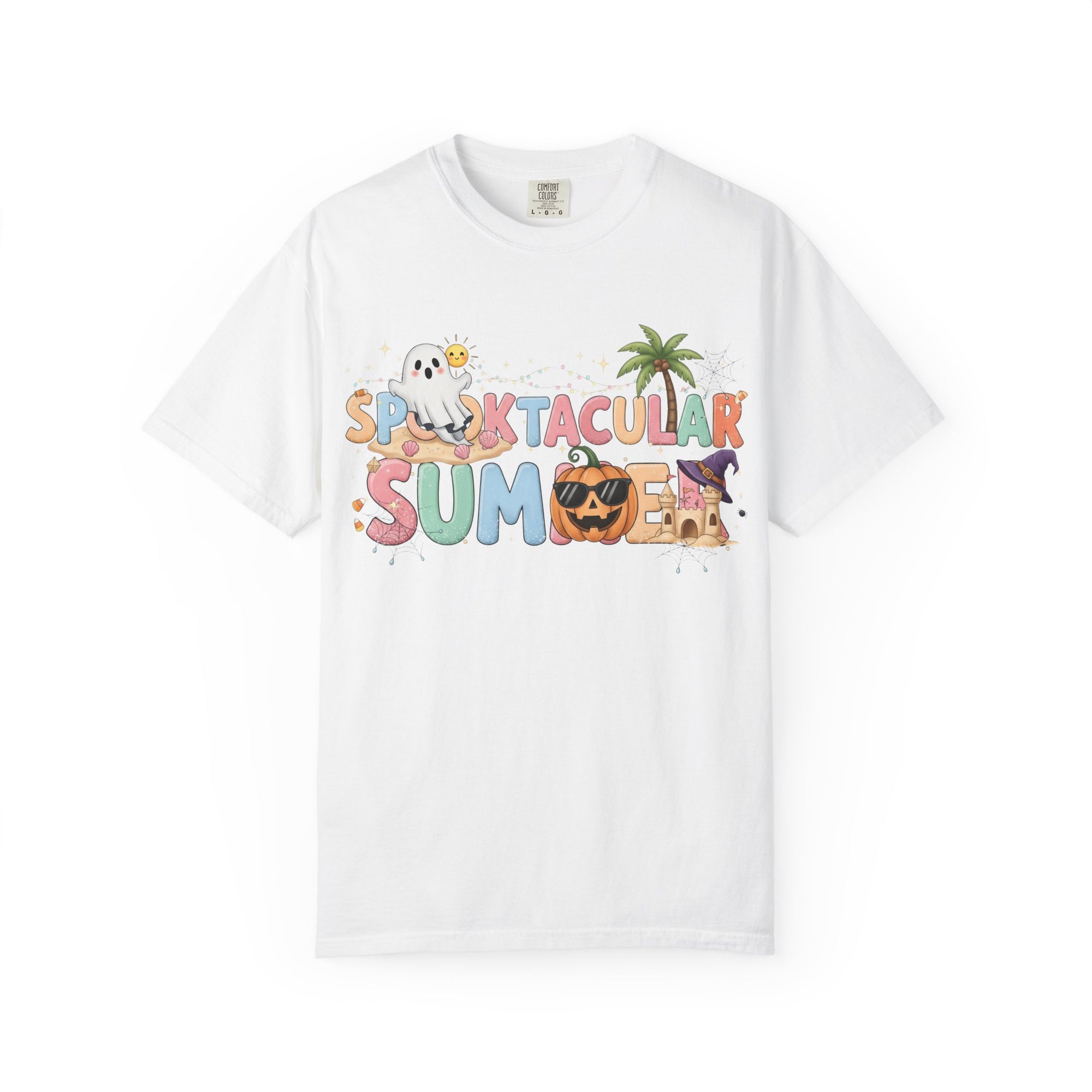 Spooktacular Summer T-shirt | Fun Halloween Tee, Unisex Graphic Shirt, Summer Party Outfit, Seasonal Gift, Festival Wear