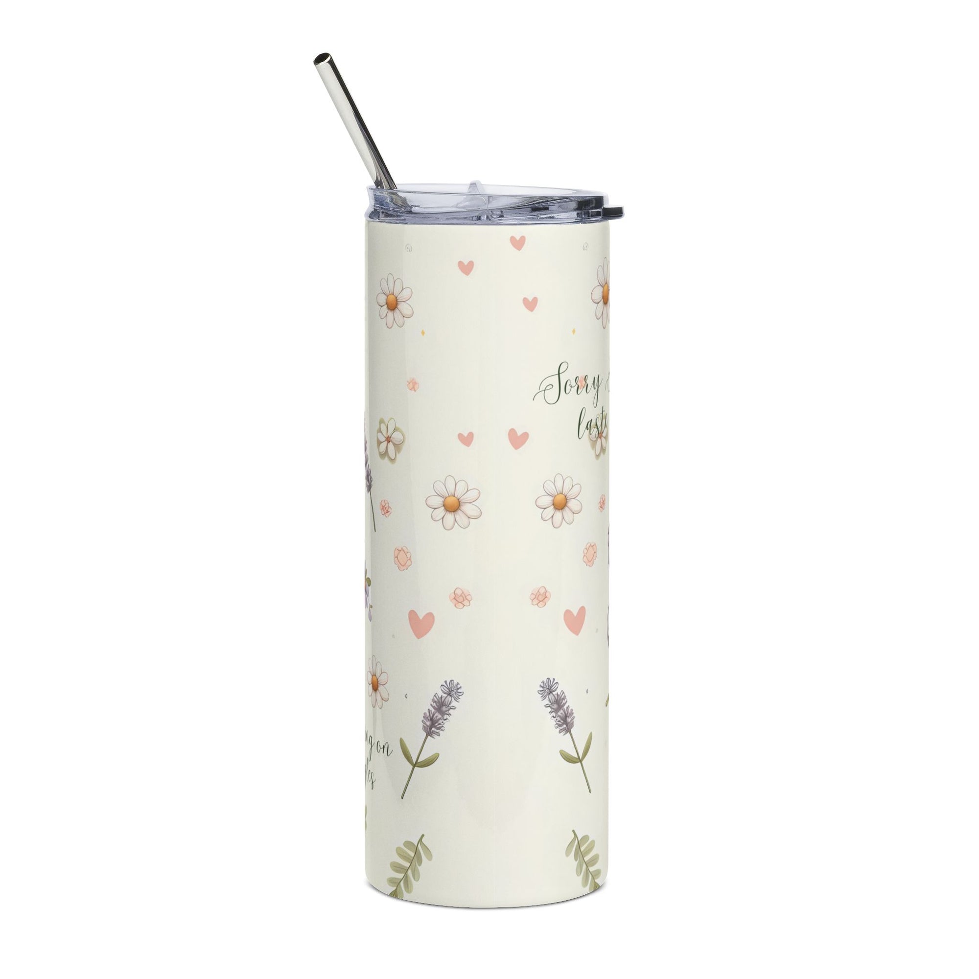 Cute Bunny Stainless Steel Tumbler - 20oz, Easter Gift, Spring