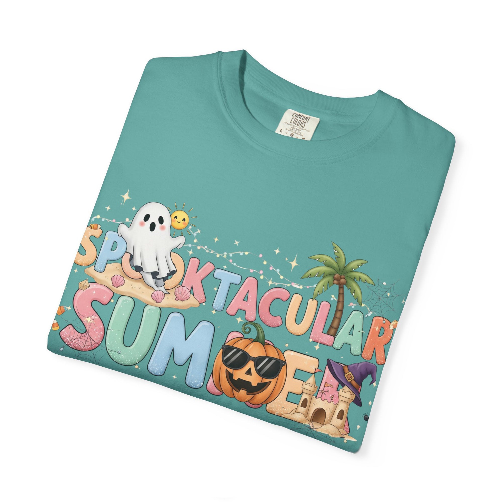 Spooktacular Summer T-shirt | Fun Halloween Tee, Unisex Graphic Shirt, Summer Party Outfit, Seasonal Gift, Festival Wear