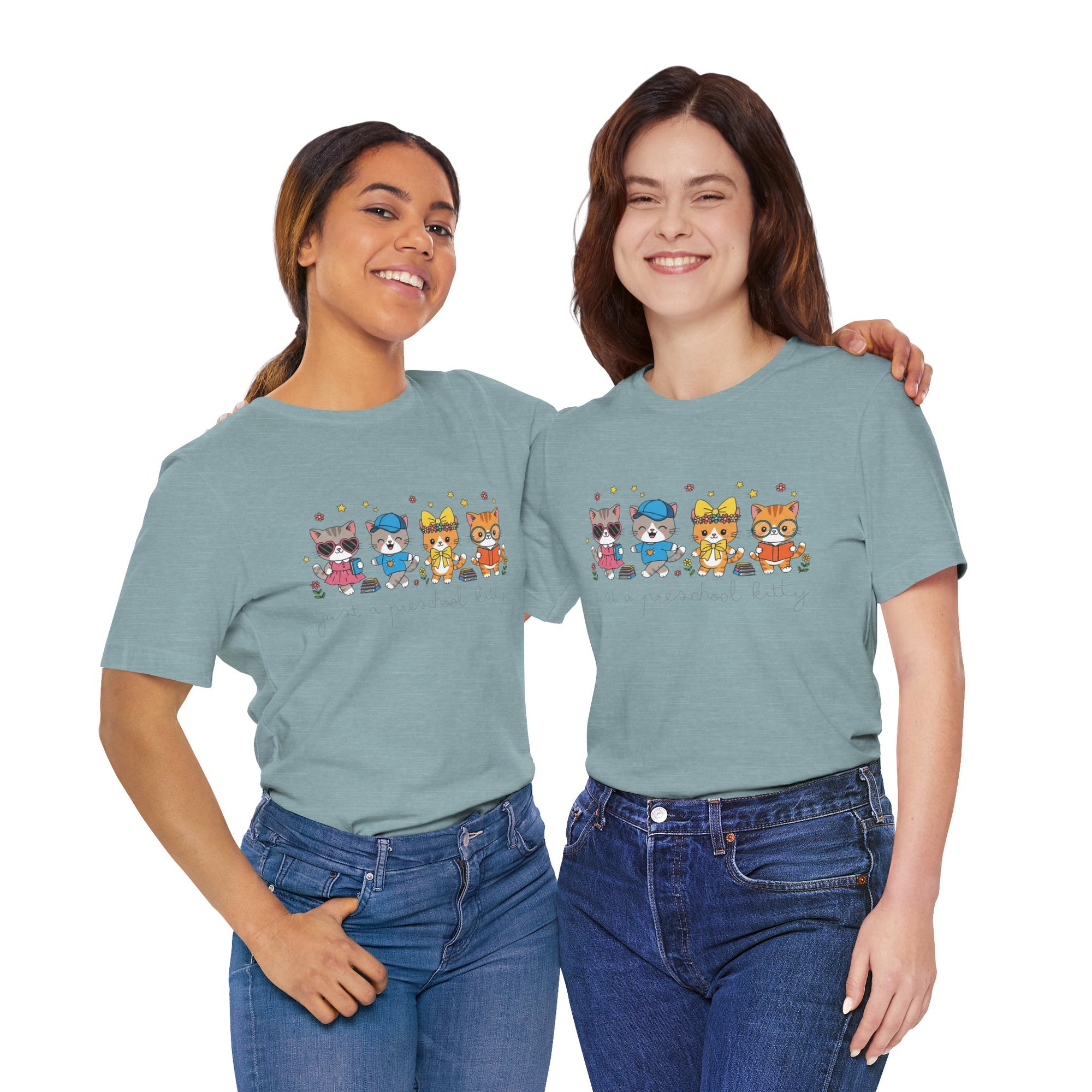 Cute Animal Characters Tee for Kids, Fun T-Shirt, Gifts for Animal Lovers, Family Matching Tees, Summer Outfit