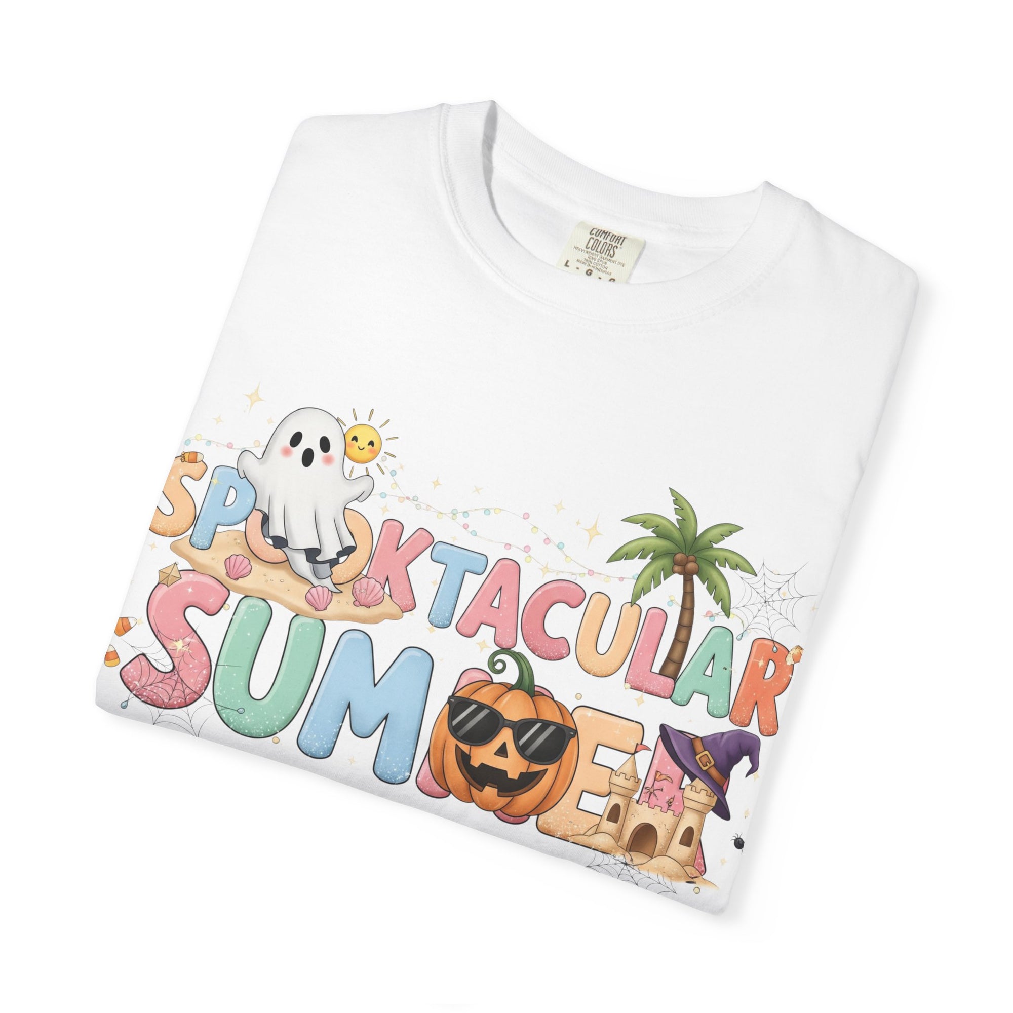 Spooktacular Summer T-shirt | Fun Halloween Tee, Unisex Graphic Shirt, Summer Party Outfit, Seasonal Gift, Festival Wear