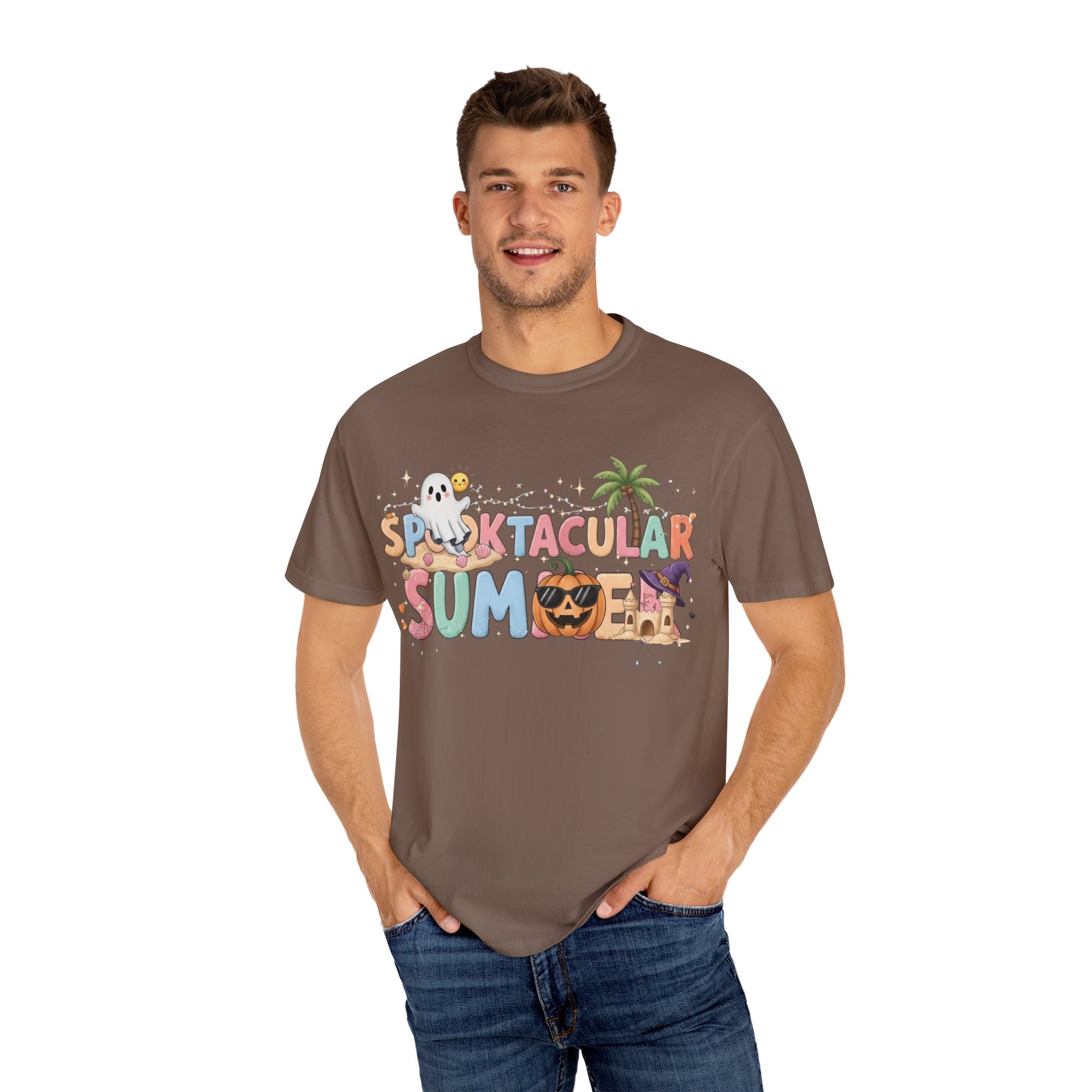 Spooktacular Summer T-shirt | Fun Halloween Tee, Unisex Graphic Shirt, Summer Party Outfit, Seasonal Gift, Festival Wear