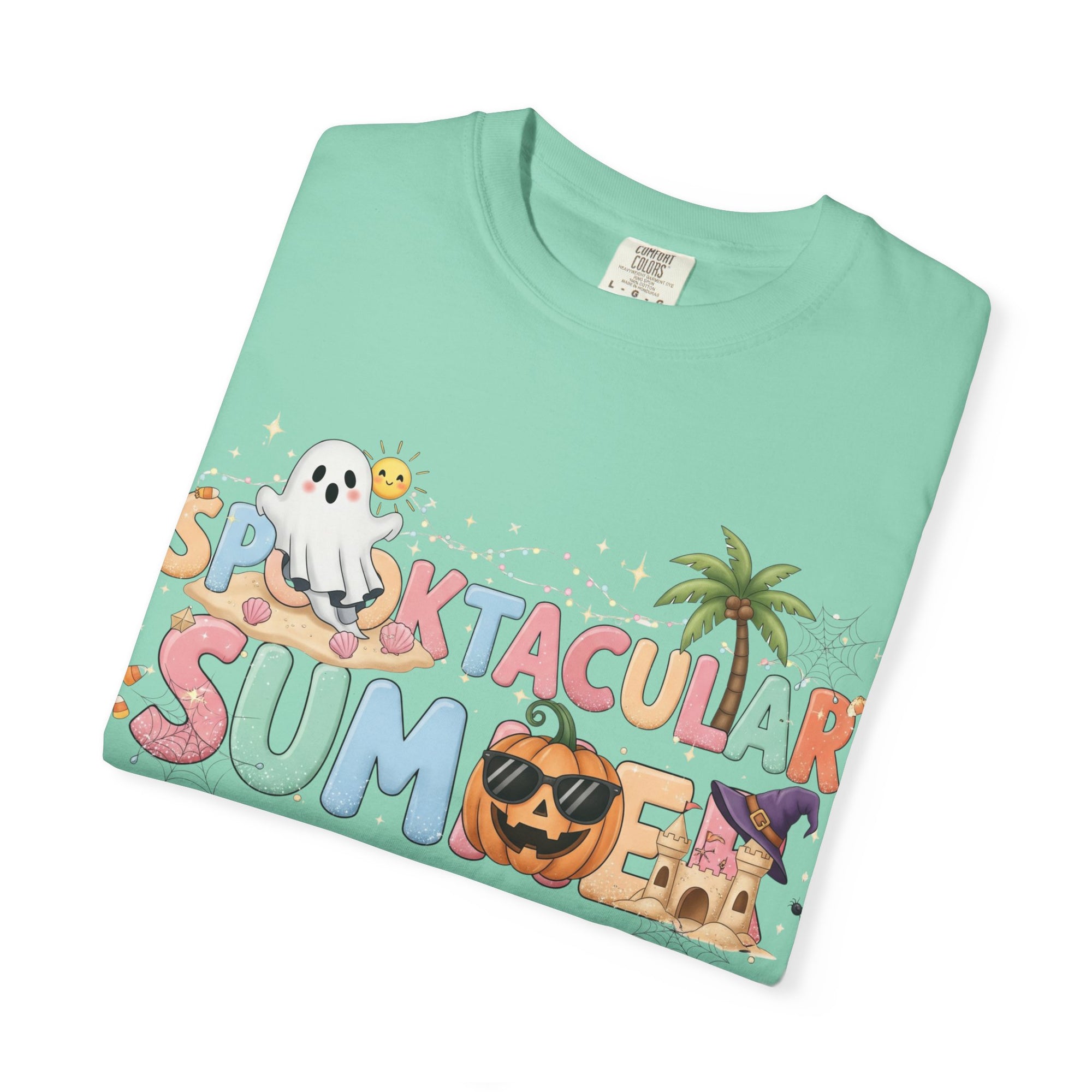 Spooktacular Summer T-shirt | Fun Halloween Tee, Unisex Graphic Shirt, Summer Party Outfit, Seasonal Gift, Festival Wear